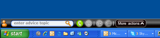 taskbar search